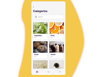 Food App app design figma food food app minimal ui ux vector xd