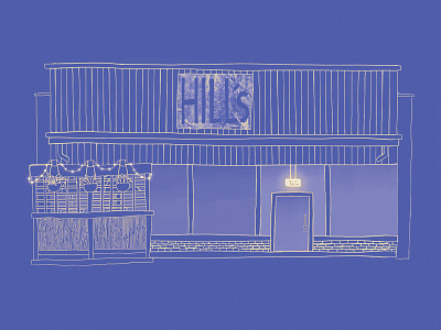 Hill’s Restaurant & Bar buylocal design eat food illustration localbusiness procreate restaurant shoplocal shoreline smallbusiness washington
