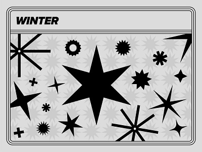 CHANGE LIKE A SZN: WINTER abstract bold change creative design drawing halsey illustration nature procreate seasons snow snowflake sparkle vector weather winter