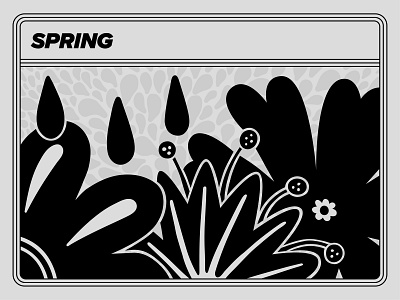 CHANGE LIKE A SZN: SPRING abstract bold change creative design drawing flowers halsey illustration nature procreate rain rain drops seasons showers spring vector weather