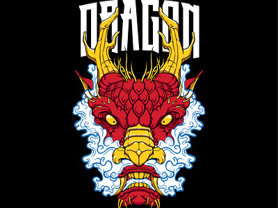 Red Dragon Smoker branding cbillustudio clothing clothingdesign digitalart digitalillustration dragon flatcolor flatcolordesign graphic design illustration art illustrator merch design pre made design printdesign rock smoker streetweardesign tshirt art