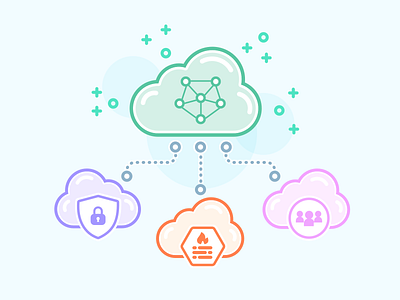 Multicloud Illustration