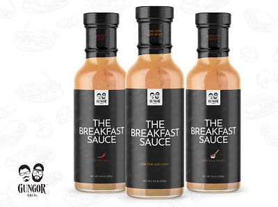 The Breakfast Sauce branding packaging