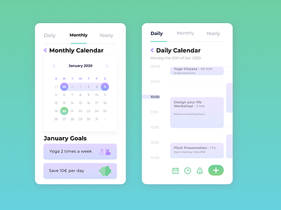 Daily UI :: 038 :: Calendar Element