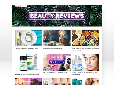 Beautyreviews SEO landing design landing landing design wordpress