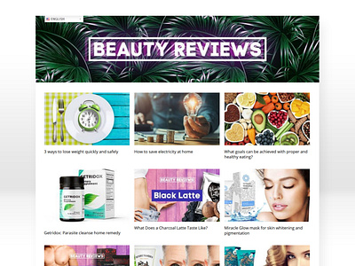 Beautyreviews SEO Wordpress landing