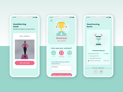 Fitness App Design