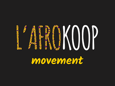 L'AFROKOOP movement crew dance logo