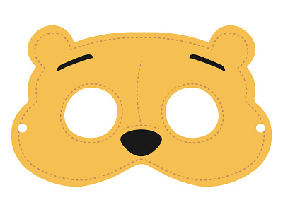 Winnie the Pooh mask mask winnie the pooh