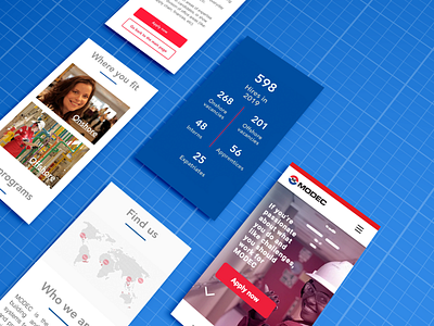 Careers page branding ui ux