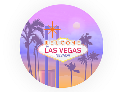 Welcome to Las Vegas , Nevada USA beatiful casino day design happy holiday illustration las vegas lucky nevada relax ticket travel usa vector weather world