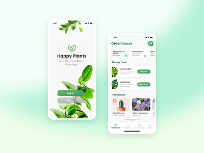 Plant Care App UI