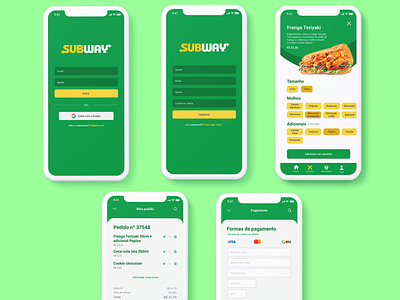 Subway's app redesign concept