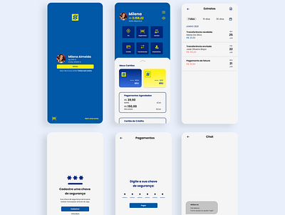 Banco do Brasil App - Redesign app bank design product design redesign ui uiux