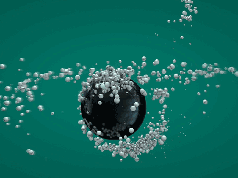 Attract – Day 29 3d animate cinema 4d daily gif graphic design particles render thinking