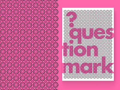 Glyph Pattern Series - Question Mark