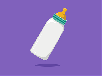 Baby Bottle Illustration