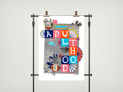 Adulthood - Info-graphic poster