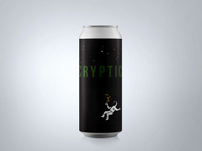 "Cryptic" Can Design : Ventura Coast Brewery adobeillustrator beer beercan beerlabel candesign design graphicdesign illustration packagedesign