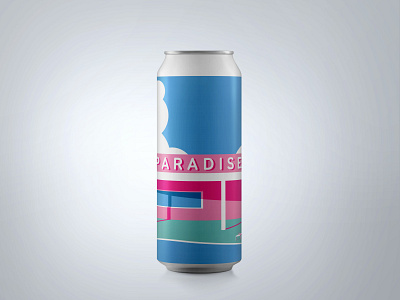 "Endless Paradise" Can Design : Ventura Coast Brewery