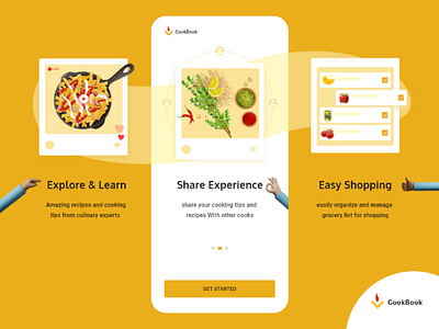 Recipe App Onboarding onboarding recipe illustration