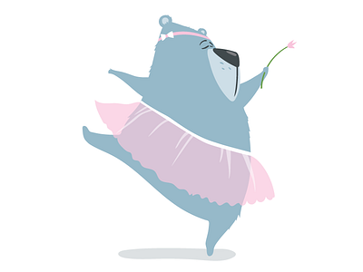 the bearina ballet bear dance dance no matter what drive love dancing talent