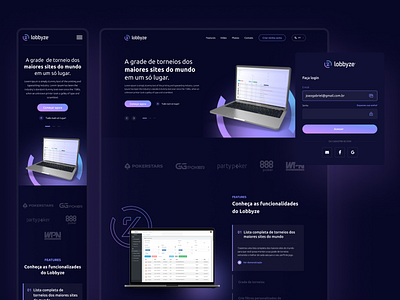 Lobbyze | Landing Page clean design design interface mobile ui user experience ux