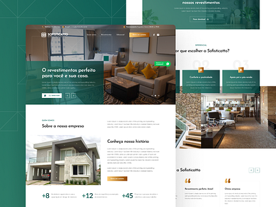 Sofisticatto | Landing Page clean design design interface mobile ui user experience ux