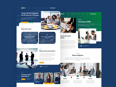 CIEF | Website clean design design interface mobile ui user experience ux