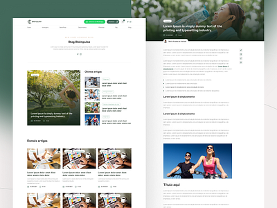 Bioimpulse | Blog article blog clean design content design home interface mobile ui user user experience ux