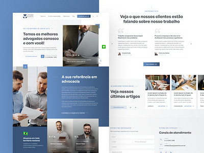 Vazquez e Vioto | Website e Blog advocate advogacy clean design design interface law mobile ui user experience ux