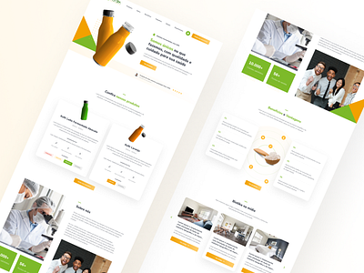 Biotika | Landing Page clean design design interface mobile ui user experience ux