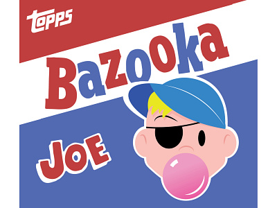 Bazooka Joe illustration mascot