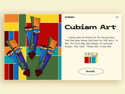 Cubism Art by Ani Bodokia on Dribbble