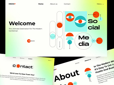 Web UI Examples adobe xd branding colors concept design graphic design illustration ui ux vector