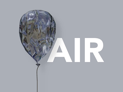 Balloon 3d aesthetic branding cinema4d design inspiration marketing social media ui
