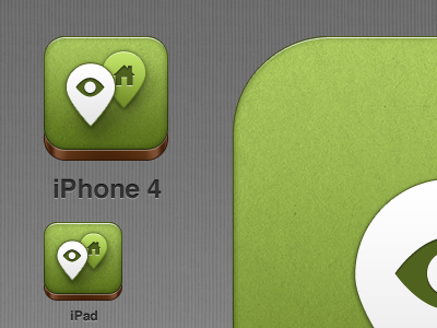 ZeeYaa iPhone, icons dirt grass green house icon icons ios iphone map pin retina