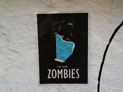 The new zombies sticker mobile sticker zombi