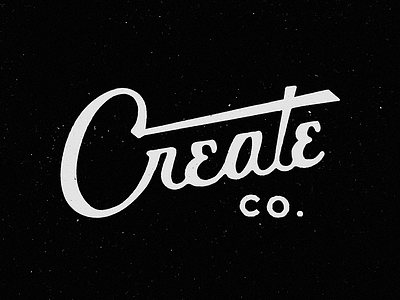 Create Co. #2 branding co. crate create furniture lettering logo