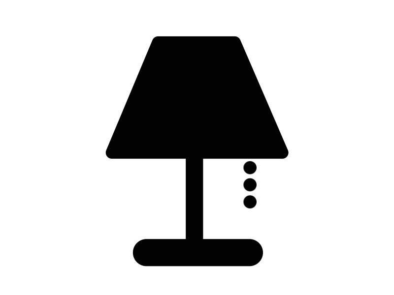 Dark dark gif icon inktober2019 lamp lamps light shade
