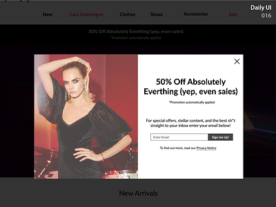 Pop Up/Overlay_DailyUI 015