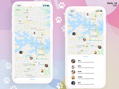 Location Tracker_DailyUI 020 020 dailyui dailyui 020 dailyuichallenge location tracker