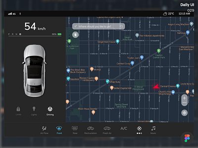 Car Interface_DailyUI 034 034 dailyui034 034 dailyui034 car interface dailyui dailyuichallenge