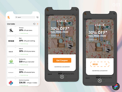 Redeem Coupon_DailyUI 061 061 coupon dailyui dailyui 061 dailyuichallenge ecommerce redeem coupon shopping