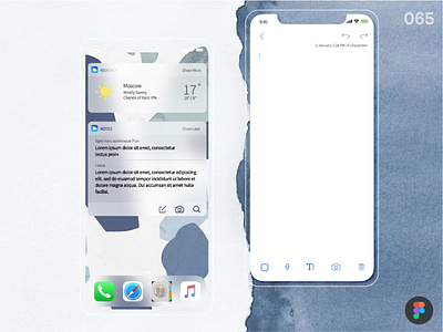 Note Widget_DailyUI 065 065 dailyui dailyui 065 dailyuichallenge notes notes widget widgets