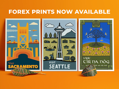 Direct to Forex Prints - Vector Art Posters