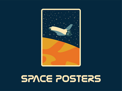 Additional Outer Space Themed Vector Art Posters etsy hubble minimalism minimalist outer space poster poster art poster design space space design space shuttle vector vector art vector illustration