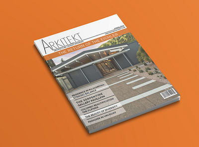 Arkitekt Magazine Cover adobephotoshop architecture brand brand design branding design home design indesign magazine magazine cover magazinecover masthead mockup