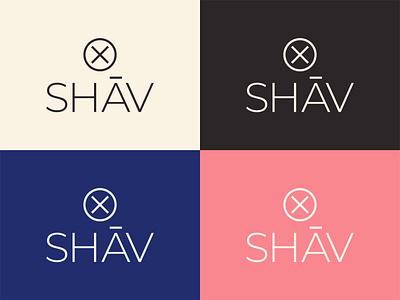 SHĀV logos adobe illustrator brand design branding branding design graphic design icon logo minimal typography vector