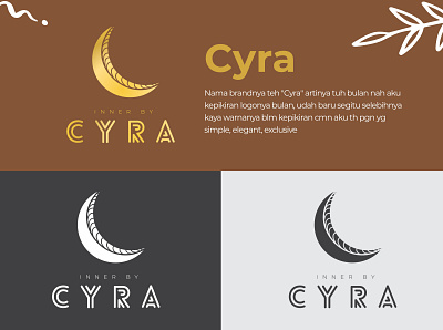 Logo Design Hijab CYRA design illustration logo typography vector